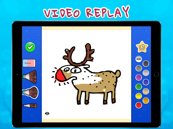 Coloring Your Xmas iPad screenshot 2 - Entertainment app