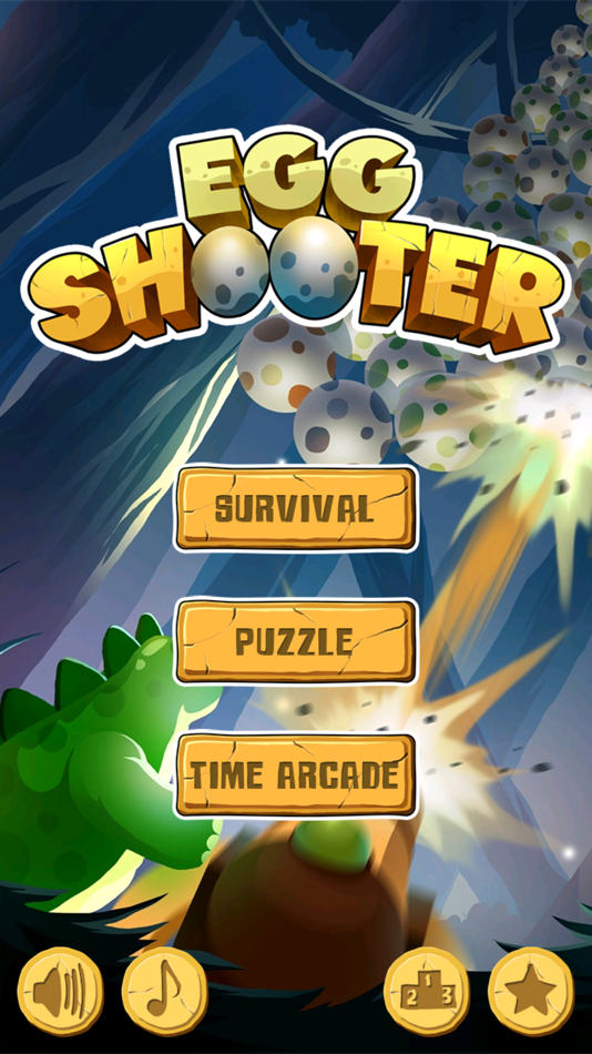 #3. Dynomite Egg Bubble Shooter (iOS) 由: Luu Trong
