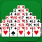 Pyramid Solitaire app has the best layout with huge cards and numbers to easily see and move the cards