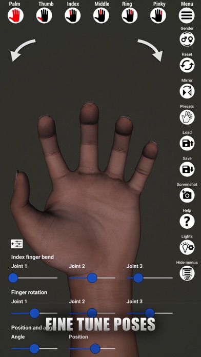 Manus - Hand reference for art screenshot 4