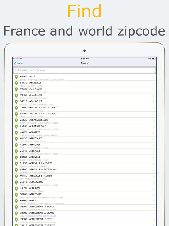Zipcodes Assistantのおすすめ画像2