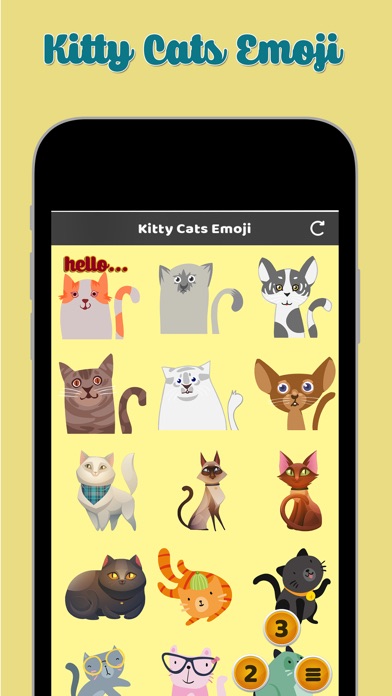 Kitty Cats Emoji screenshot 2