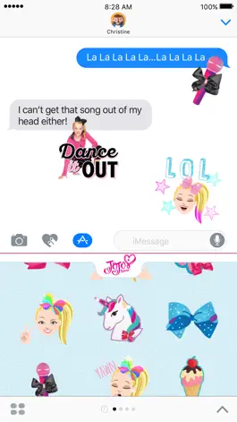 Game screenshot JoJo Siwa Stickers apk