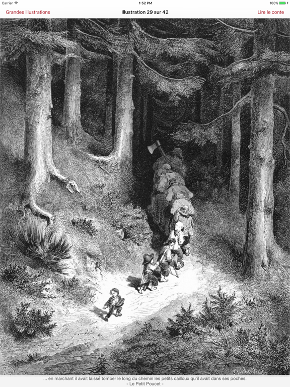Contes, Charles Perrault iPad screenshot 4 - Book app