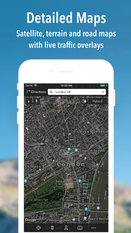 #5. iMaps+ for Google Maps (iOS) Podle: Apptility Limited