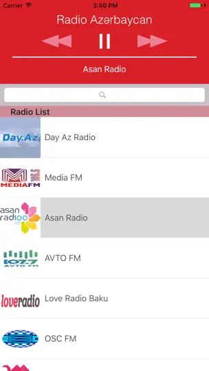 Скриншот Radio Azerbaycan (AZ): News, Musiqi, Soccer на iPhone 1