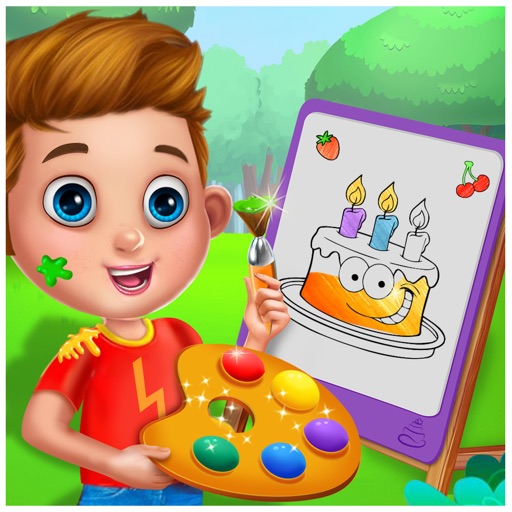 Cake Coloring Page Game