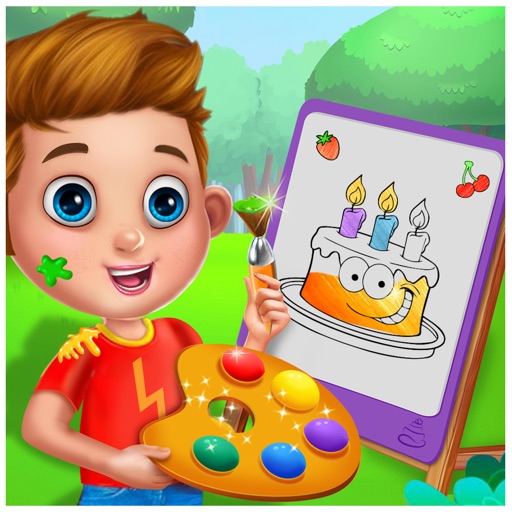 Cake Coloring Page Game