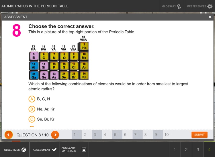 Atomic Radius & Periodic Table screenshot-4