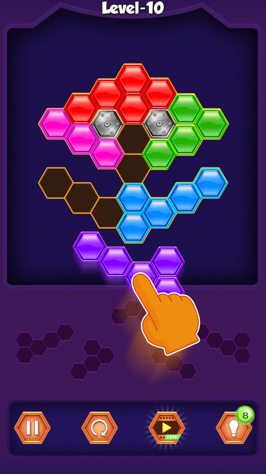 #3. Hexa Blocks Match Puzzle (iOS) 由: GameNexa Studios Private Limited