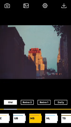 Скриншот Filmlike New York на iPhone 2