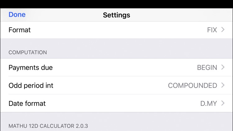 MathU 12D Financial Calculator
