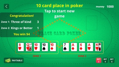 Place Em' Poker Level II screenshot 3