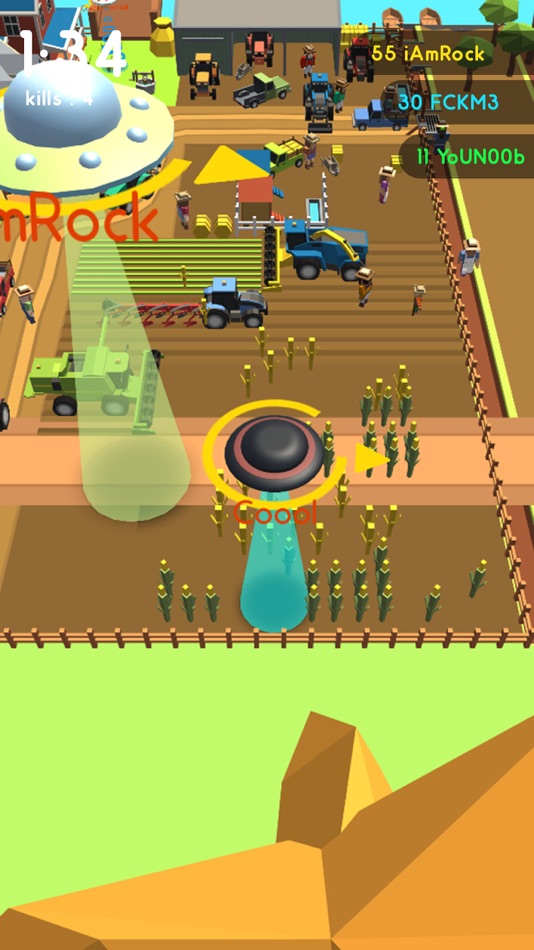 #2. UFO.io - Abduct Everything (iOS) 由: Playense
