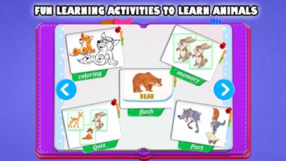 Screenshot #2 pour EduLand - Animals Learning Activities