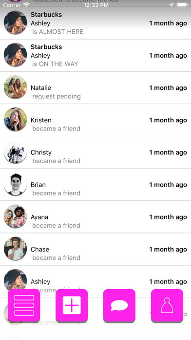 MeetHere - meetup with friends iPhone screenshot 5 - Social Networking app