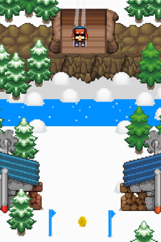 Slippy Slopes - Extreme Ski Race screenshot 3