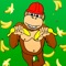 Collect bananas, get a daily bonus of 100 bananas and spend them on upgrading your monkey