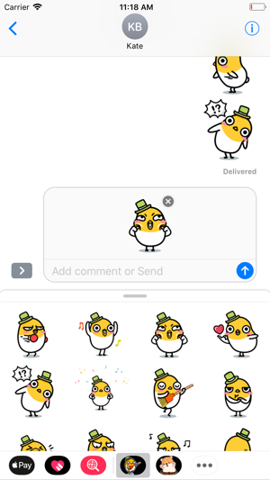 Funny Egg Baby Stickers