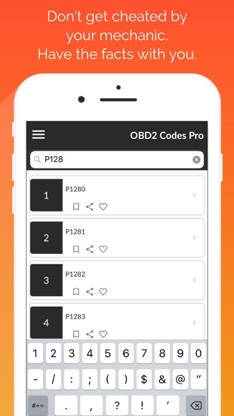 OBD2 Codes Pro Auto offline screenshot 1