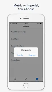 weight loss progress tracker iphone screenshot 2