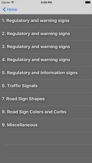 KS DMV Road Sign Flashcards