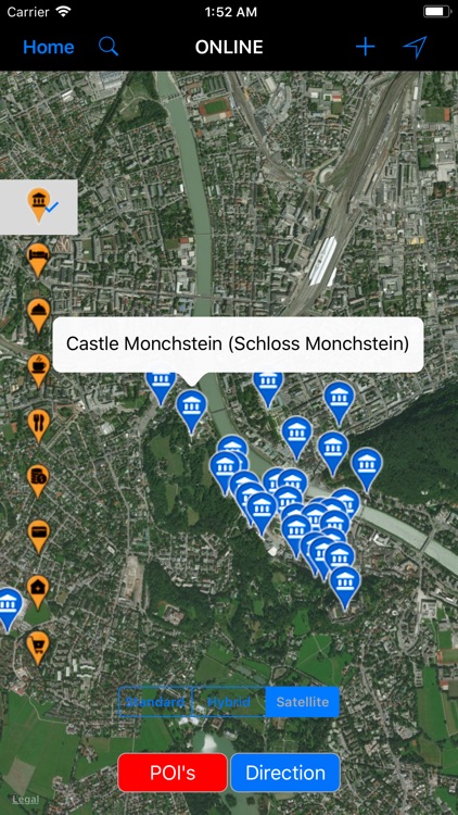 Salzburg (Austria) Travel Map