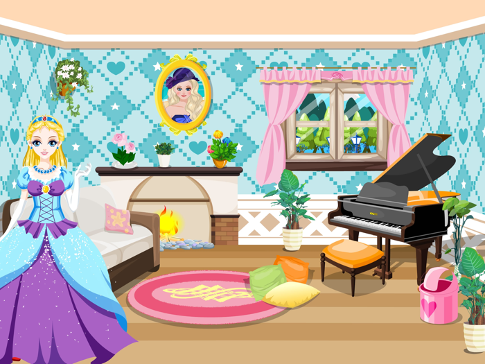 公主装扮娃娃屋-公主娃娃游戏