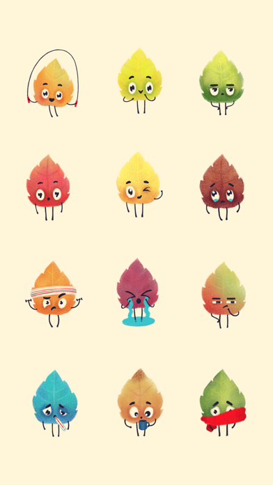 Screenshot #2 pour Falling in Fall - stickers