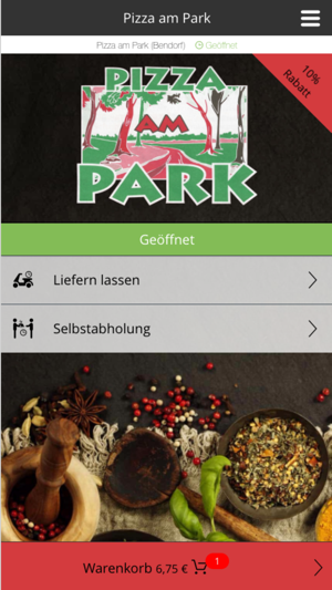 Pizza am Park
