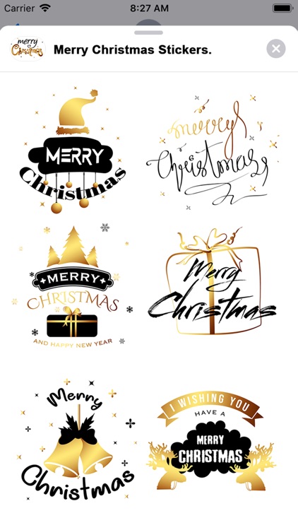 Merry Christmas Stickers..