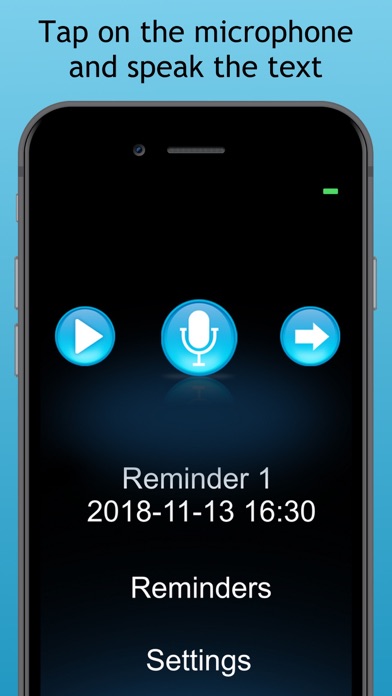 VoiceRem - voice reminders Screenshot