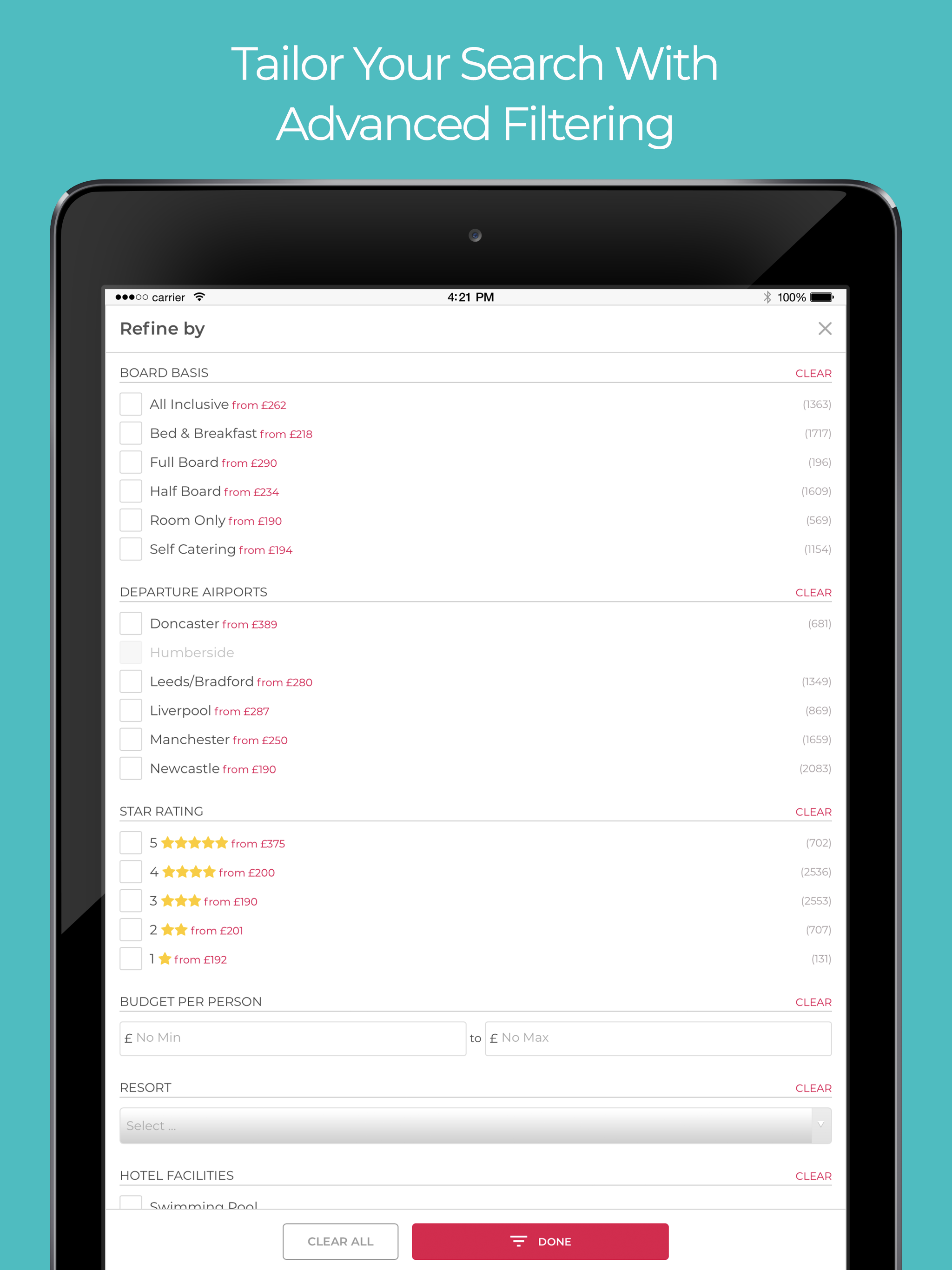 icelolly.com Holiday Finder