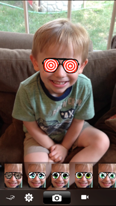Mega Photo Glasses: Real-Time Camera Effects screenshot 1