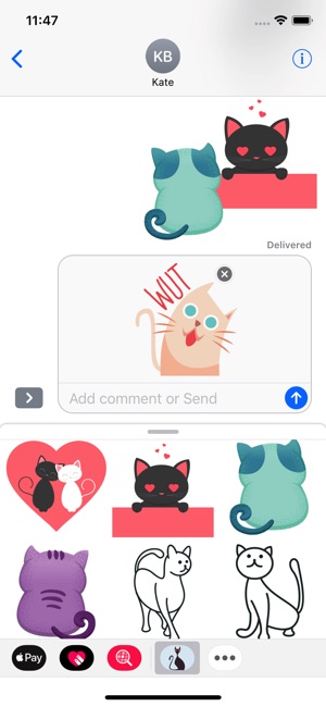 Funny Cat Emotions Stickers(圖3)-速報App