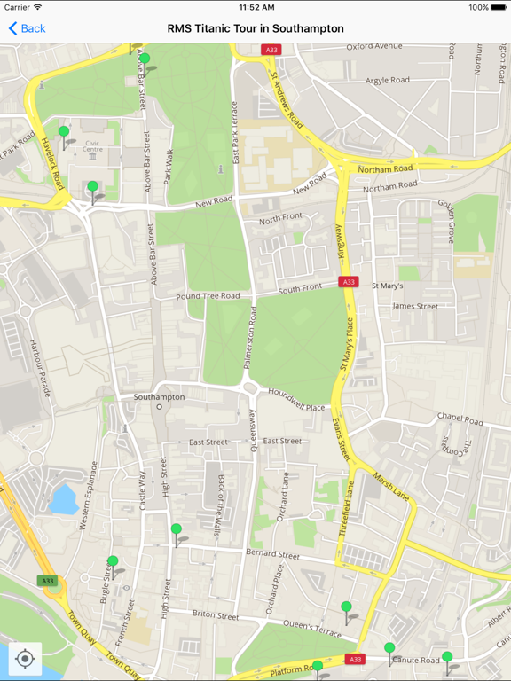 Titanic Tour, Southampton, L iPad screenshot 2 - Travel app