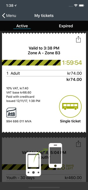 AtB Mobillett(圖3)-速報App