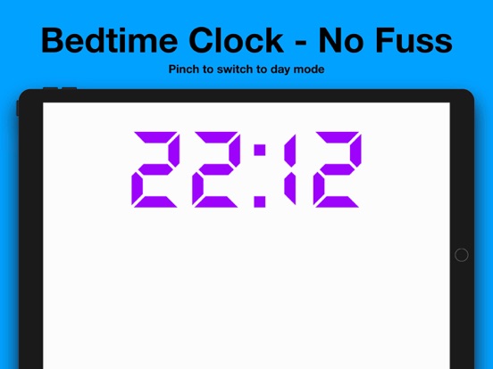 Bedtime Clock - No Fuss iPad screenshot 4 - Utilities app