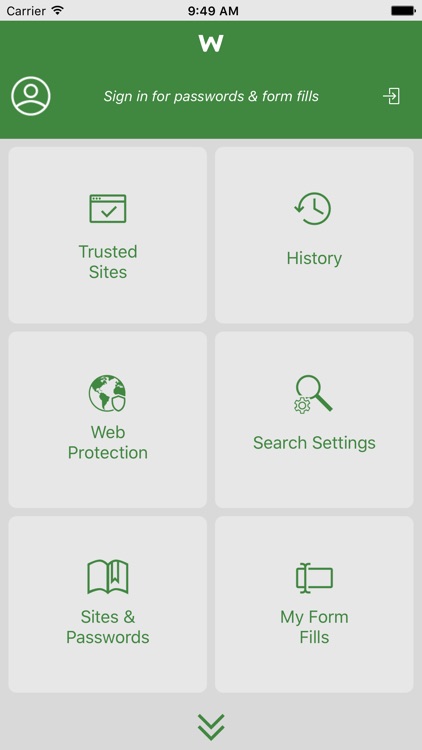 Webroot SecureWeb Browser