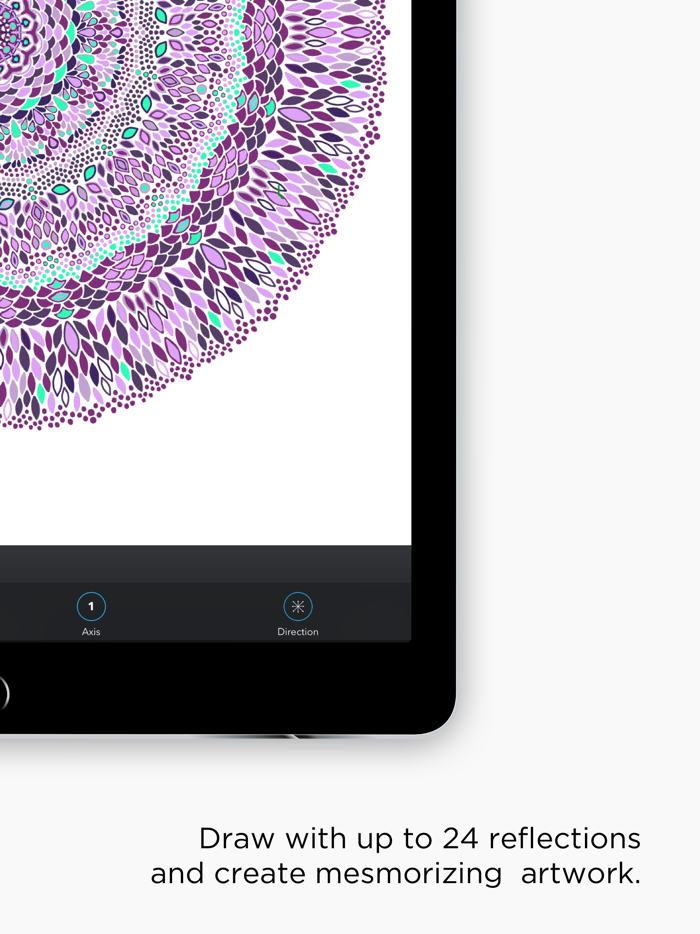 Swirly - Symmetrical drawing