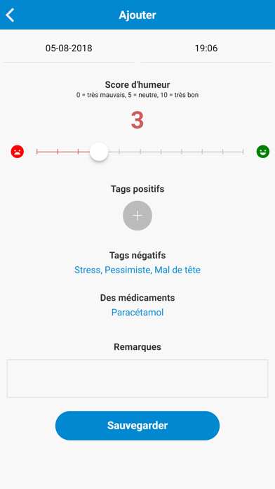 Screenshot #2 pour Mon Journal de l'humeur