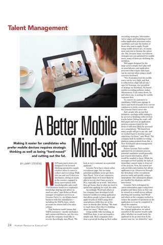 HR Executive magazine screenshot 4