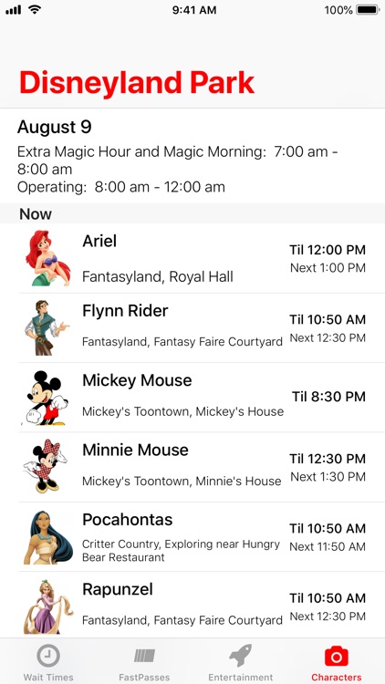 Wait Times For Disneyland screenshot-4