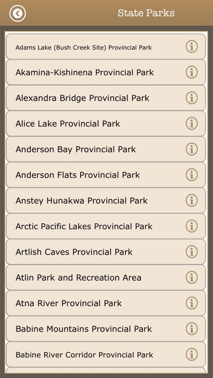 Canada - Camping & Trails,Park screenshot-4
