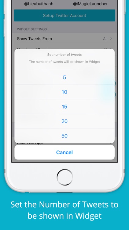 Tweety Pro - Show Twitter Timeline on Lock Screen screenshot-3