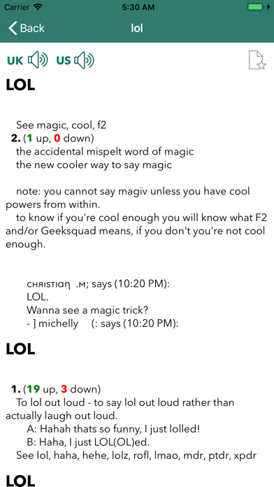Screenshot #3 pour UBDICT - Learner's Dictionary