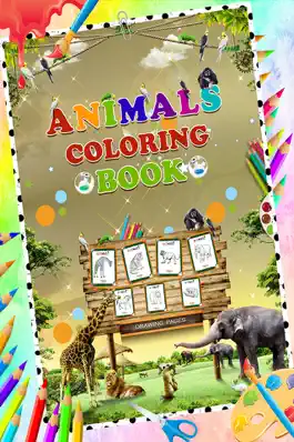 Game screenshot Toddler Animal Coloring Book mod apk