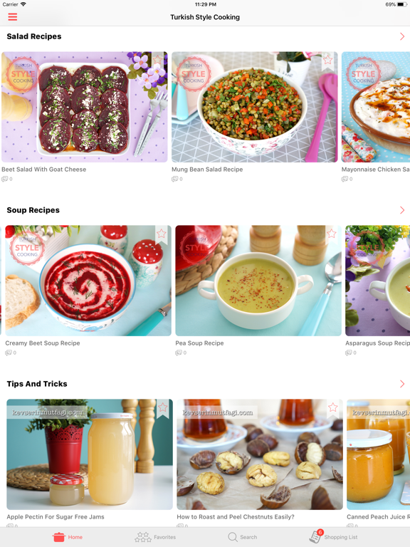 Turkish Style Cooking iPad screenshot 8 - Food & Drink app