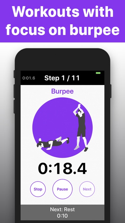 Burpee HIIT functional workout