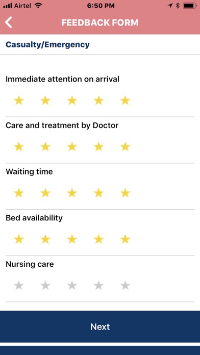 Patient Feedback App screenshot 3